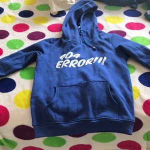 blue 404 error!!! hoodie !!